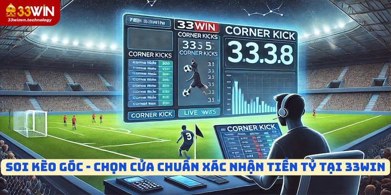 Soi kèo góc tại 33win được chú ý bởi độ chính xác cao